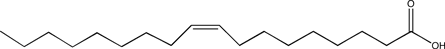 Molécule d'acide oléique.