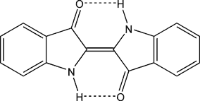 Indigo, ou indigotine.